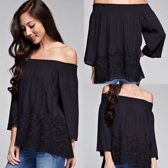 LOVESTITCH Off The Shoulder Top - Picture 1 of 4